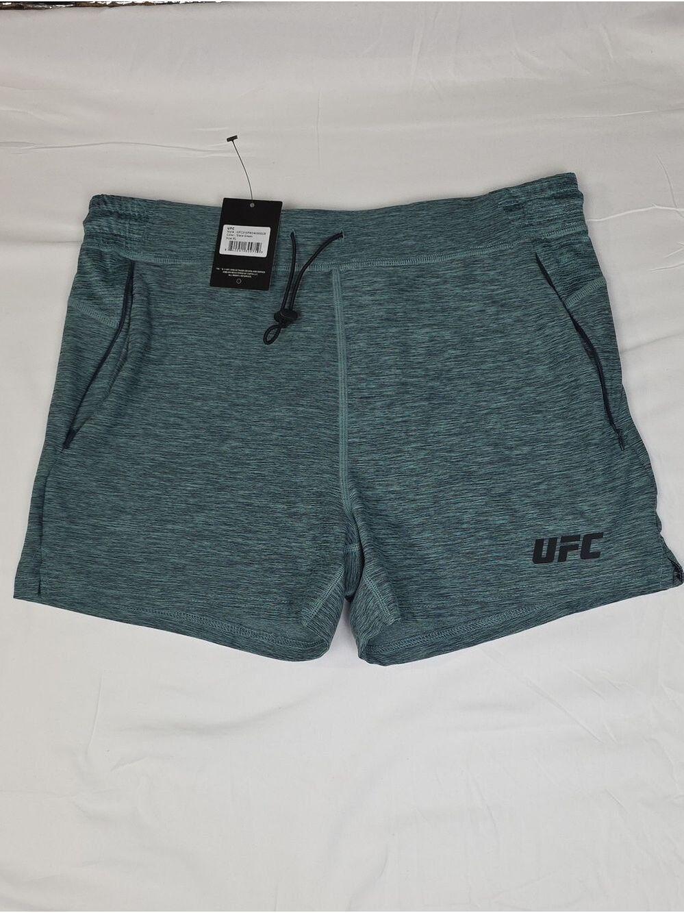 UFC Heather Teal Athletic Shorts XL